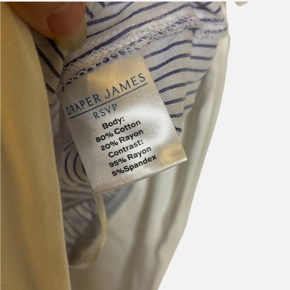 2 Draper James Body Suits Short Sleeve Collared Button Front Preppy Classic Med - Picture 11 of 11